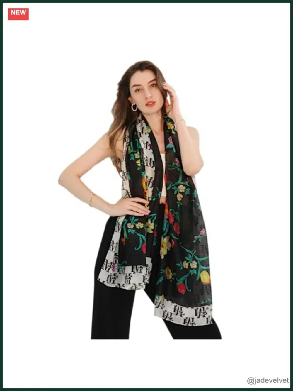 Large Silk Pashmina Shawl Wrap for Evening Dresses Travel Scarf